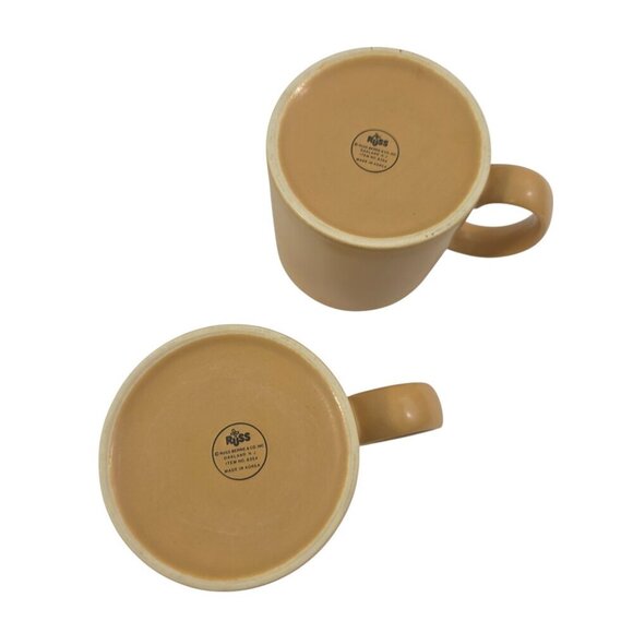 Vintage Russ Berrie & Co 12 Oz Ceramic Sailboat 8354 Cups Mugs – Set of 2 - Picture 5 of 16